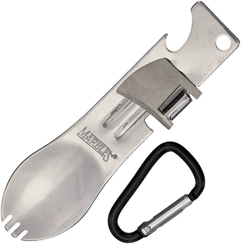 Marbles Camper's Best Friend 1pc Spork Can Opener Bottle Opener Carabiner Clip