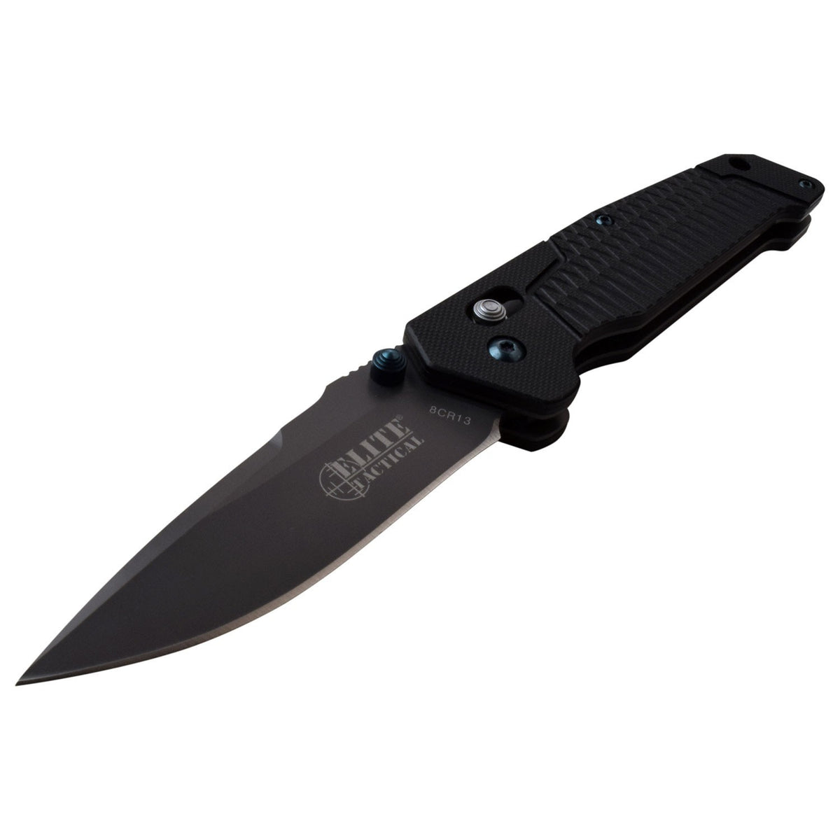 Elite Tactical Rapid Lock Manual Folding Knife Stainless Blade G10 Handle 