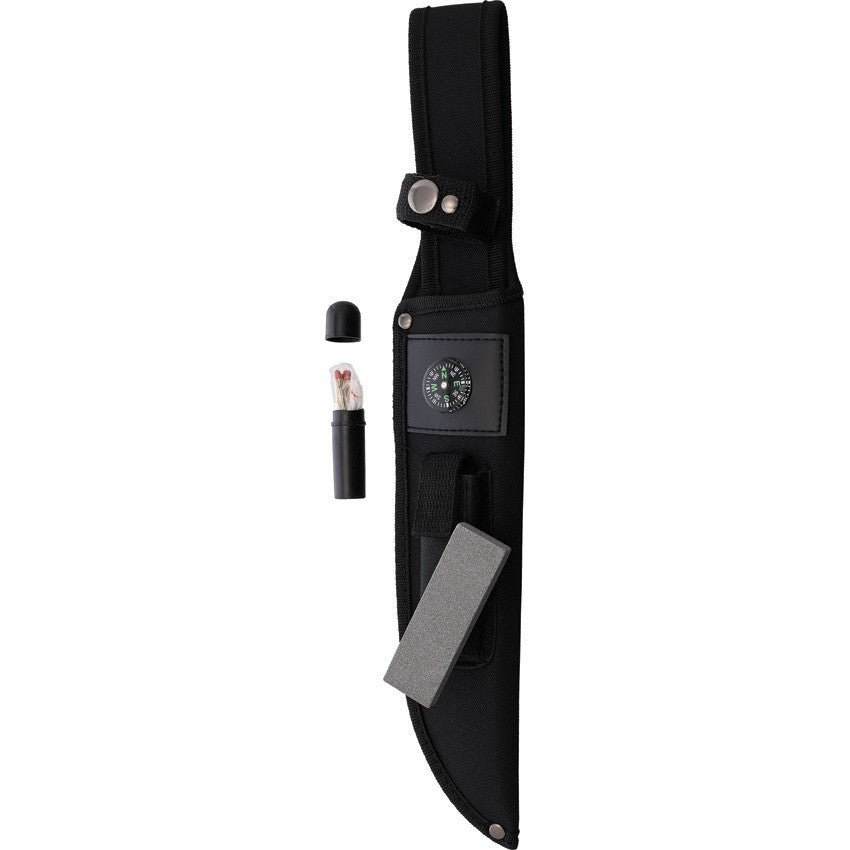 Combat Ready 8.38" Survival Knife Stainless Blade Aluminum Handle CBR377
