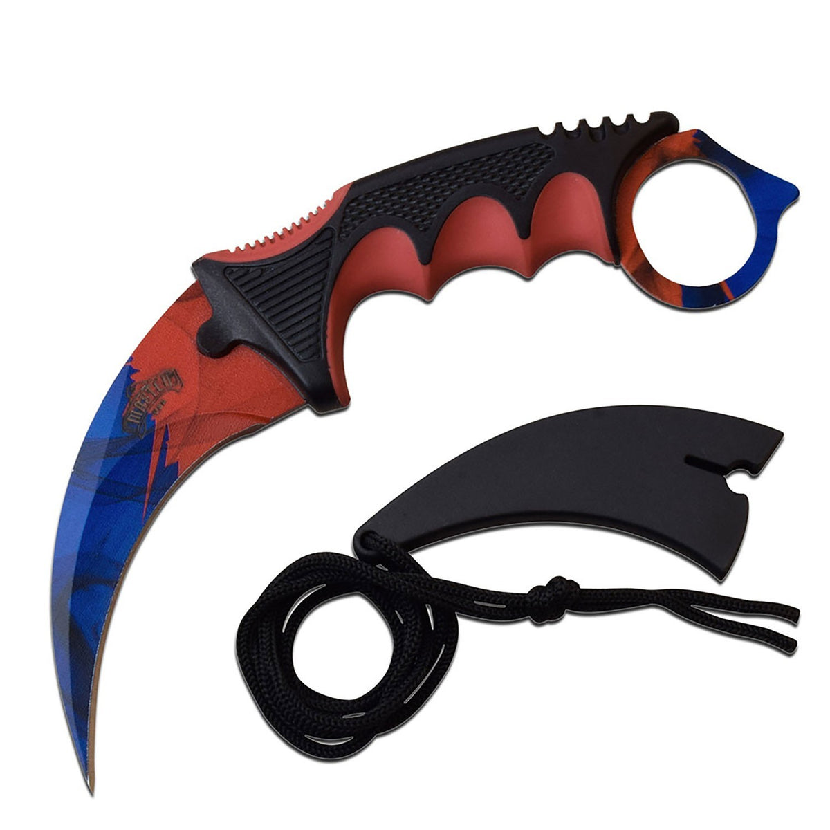 Master USA 9" Stainless Karambit Fixed Blade Knife w/Sheath MU1142BRD
